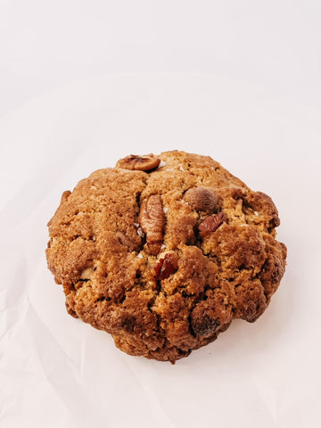 Toffee Apple, Pecan and Chocolate Cookies